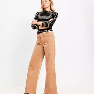 LOFT Palmer Corduroy Wide-Leg Pants